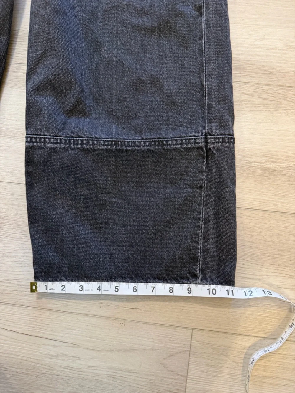 Everlane Jeans 27 Black The Way-High Gardener Cropped Wide Leg High Rise Organic - Picture 14 of 15